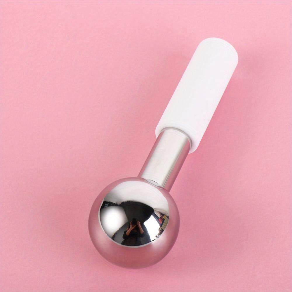 Stainless Steel Ice Wave Beauty Massage Stick Educe Swelling Face Massage Facial Ice Globes Narrow Pores Beauty Instrument
