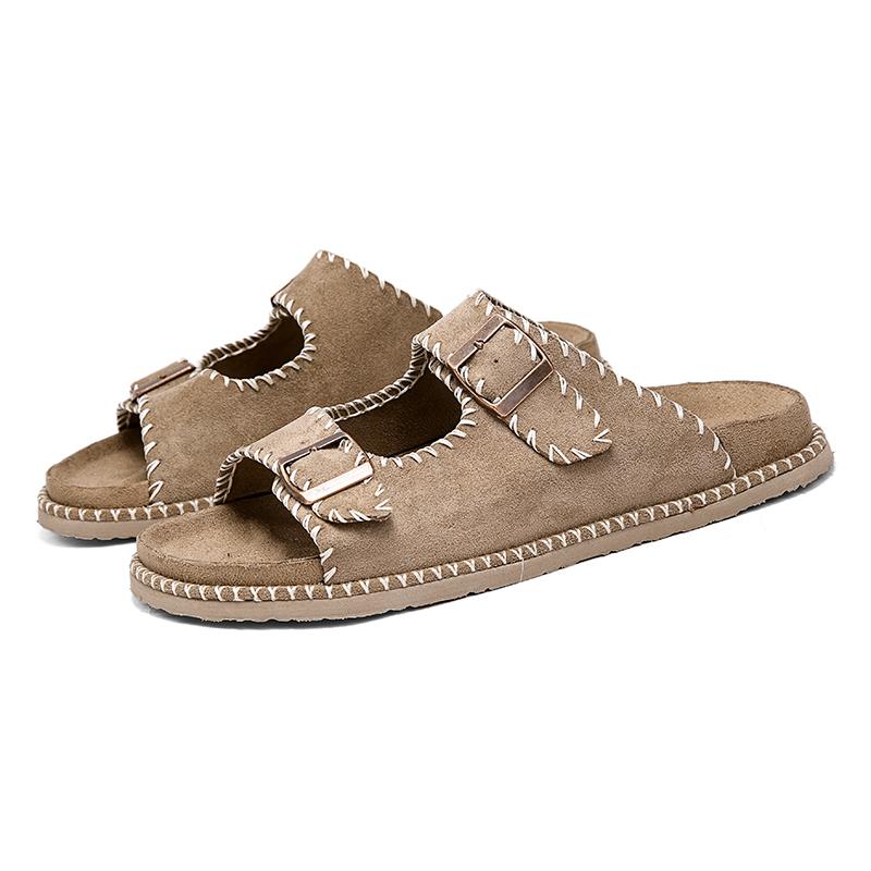 Fashion Trendy men's summer slippers Comfortable and fashion designer style Outdoor beaches and streets Luxury daily shoes Couple