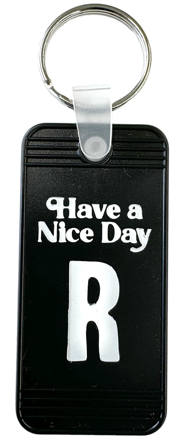 

Alphabet Vintage Motel Keychain American Miscellaneous Goods Double Sided Hot [USA DESIGN] Stamp; USAF- (R)