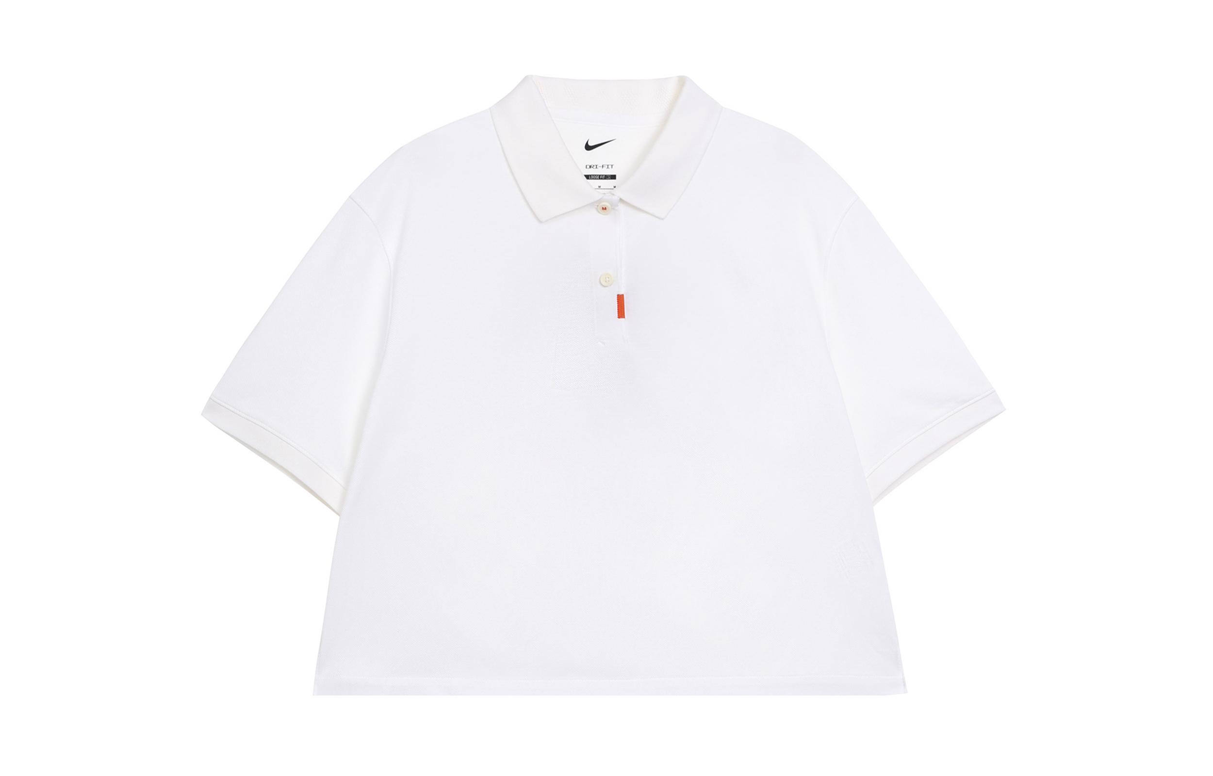 Nike SS22 Women s Collared Short Sleeve Polo Shirt White DC3427-100 XL