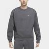 Nike Sweatshirts Men's Gray Crew Neck Moderate Regular CZ5353-071