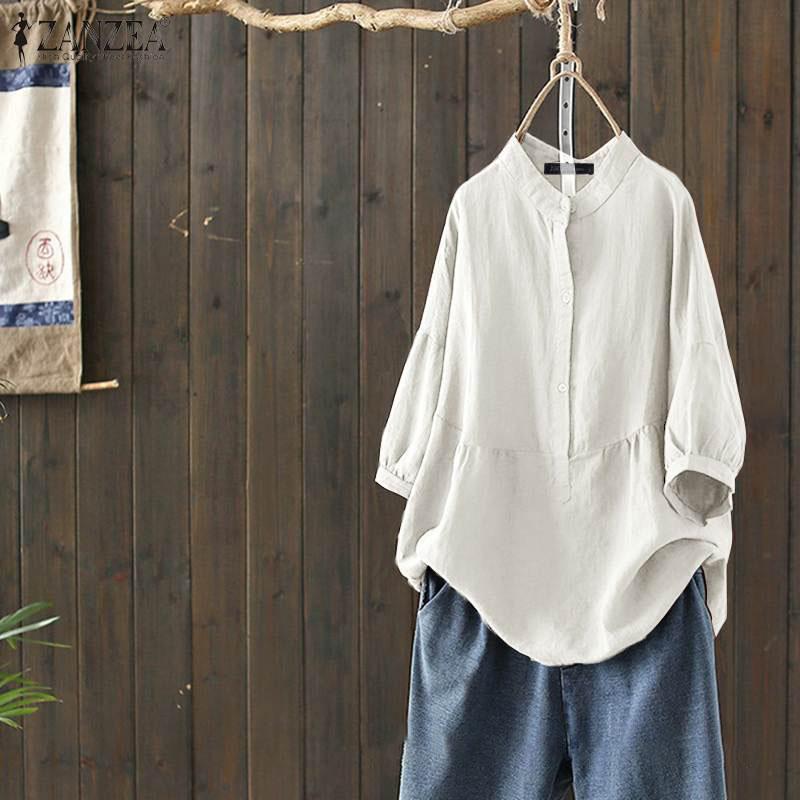 Dámské ležérní jednobarevné tričko s dlouhým rukávem a výstřihem do V, denní top, košile, dámská elegantní halenka, oblečení, oděvy, plus size