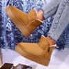 Fashion Fashionable and High-quality Thickened Women's Snow Boots 2025 New Winter Warm Cotton Ankle Boots Cotton Shoes