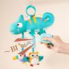 Babies Stroller Rattles Toy Jingle Travel Toy Hand Rattles With Cartoon Design Jingle Toy Portable Soft Grip for Newborns Gifts