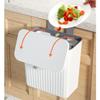 Good-1 Piece Kitchen Trash Can Large Capacity Garbage Cans With Lid Hanging Trash Bin For Bathroom Cabinet 7L