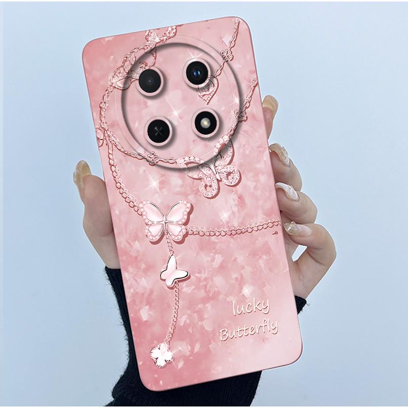 For Huawei Nova 12i Case 12 i Silicone Protective Cover Fashion Simplicity flower Funda for Huawei Nova 13i Nova12i Coque Capa