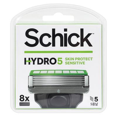 Schick Hydro 5 SkinProtect Sensitive Razor Blades, 8 Pieces, 1 Piece ,Korean Razor Blade