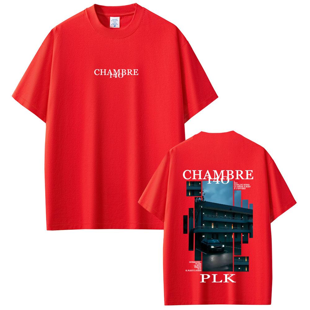

Rapper PLK Chambre 140 Album Graphic Tshirt Summer Men Women Hip Hop Fashion Pop Music Tshirt Male Vintage Oversized Streetwear S