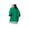 Li Ning Sports Lifestyle Series Logo Embroidered Loose Round Neck Long Sleeve Sweatshirt Women sweatshirt Green AWDSH70-5