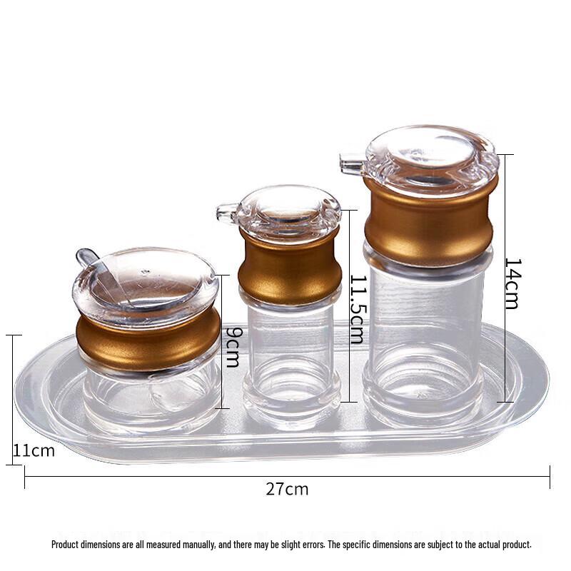 Food-Grade Acrylic Seasoning Dispenser Set