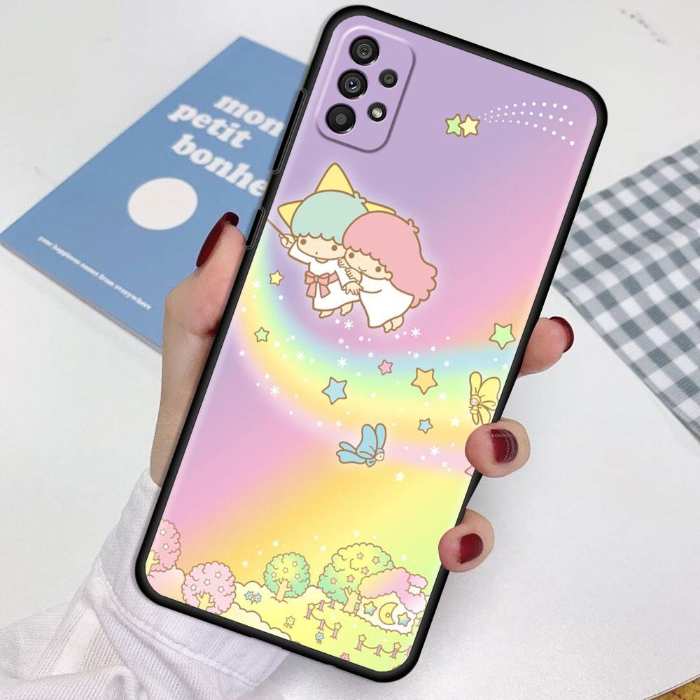 Kryt LittleTwinStars Pro Samsung Galaxy A52 A12 A51 A32 A21s A71 A32 5G A12 A22 A53 A31 A13 A72 A02s A41 A03 A04 Kryt na telefon