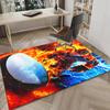 Baseball Fire Power Carpet, Chair Rug,Rug for Office Bedroom Living Rooms, Doormat Decor Fan Gift Christmas Gift