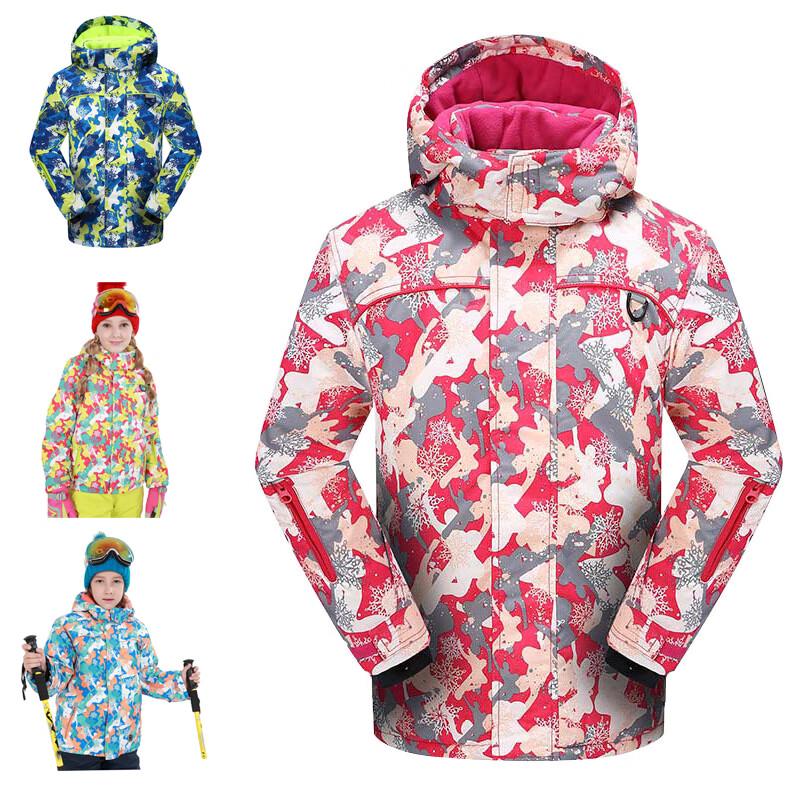 Phibee Kids Warm Waterproof Ski Jacket