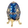 Enamel Painted Shiny Diamonds Metal Crafts Trinket Box Home Desktop Decor Ornaments