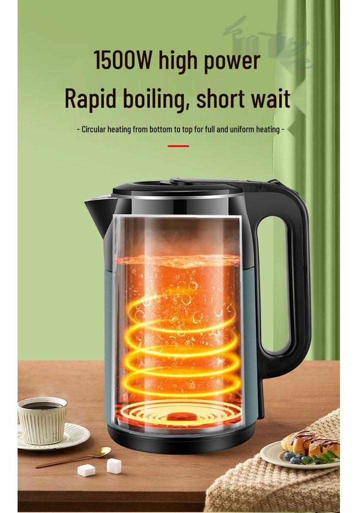 304 Stainless Steel Kettle: Fast Boil, Thick Insulation, Large Capacity, Auto Off, Constant Temp