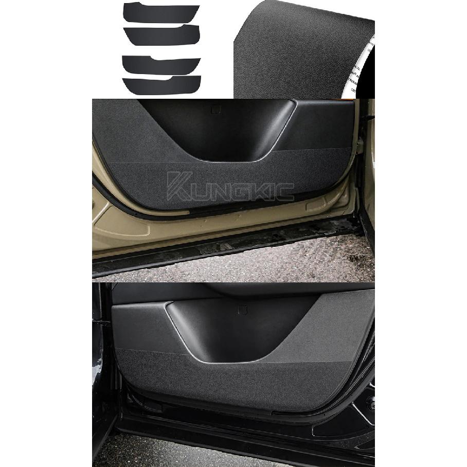 For Mazda CX70 CX80 CX90 CX-70 CX-80 CX-90 2024 2025 Suede Door Anti-kick Sticker Pad Interior Trim Mat Accessories