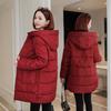 Winter Women's Cotton-padded Jacket Women's Mid-length Loose Large Size Western Style Cotton-padded Winter Jacket Thickened