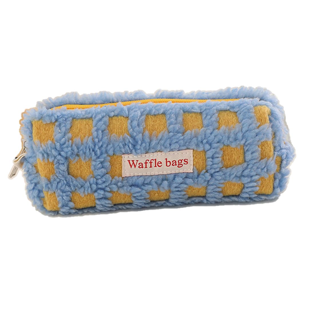 

TOMMYFIELD Korean Pencil Perfect for High School Students Case, Cute, Simple, Stylish, (Blue) синий