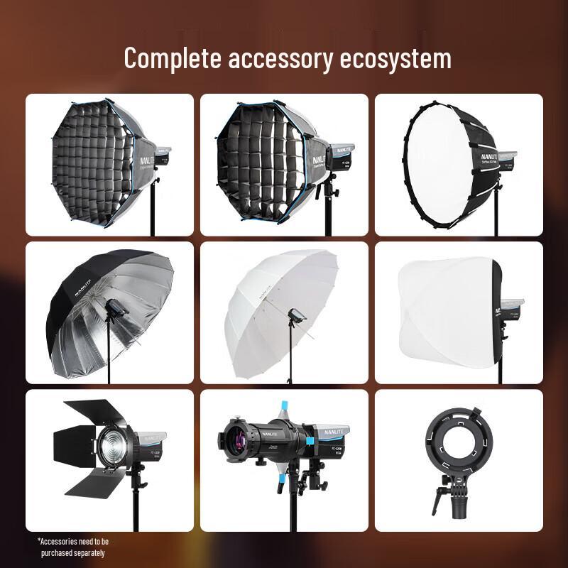 NANLITE FC-120B Bi-Color COB LED Photography Light Kit