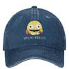 Smiling Friends Logo Baseball Cap Animated Television Outdoor Sports Trucker Hat Unisex Women Fashion Sun Protection Snapback Cap