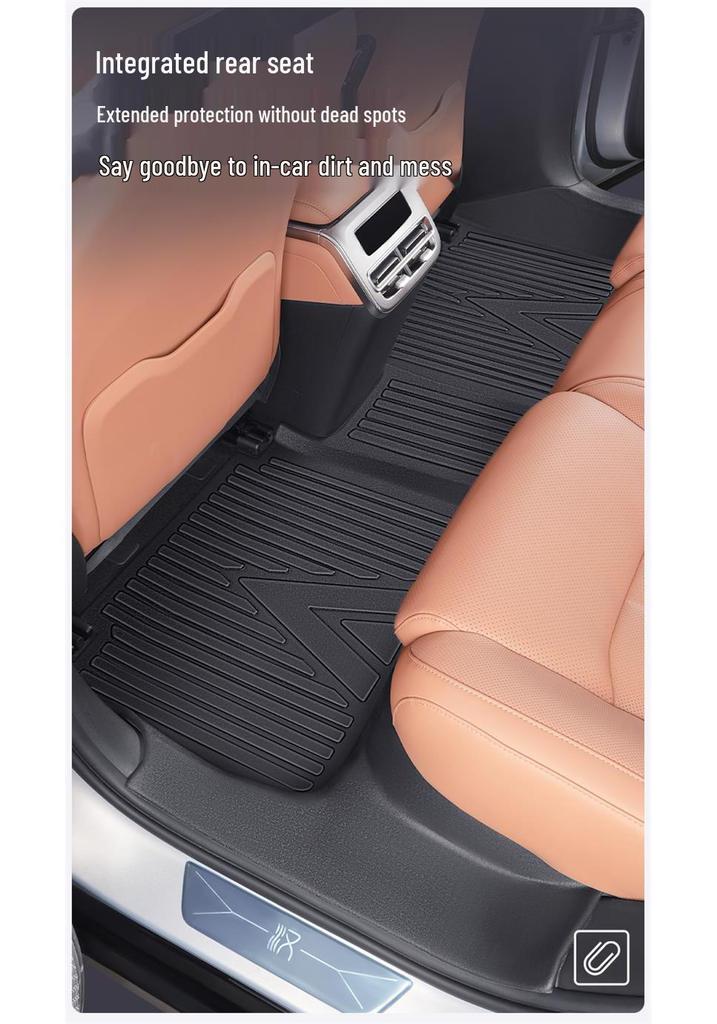2025 BYD Han L EV/DMP TPE Floor Mats Full Coverage Interior Modification
