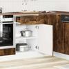 Vidaxl Kitchen Base Cabinet, Kalmar, Smoked Oak