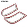 For Toyota Yaris XP150 Hatchback 2014 2015 2016 Chrome Fog Tail Light Lamp Cover Trim Foglight Protector Exterior Accessories