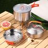 NuFeng 304 Stainless Steel Outdoor Camping Cookware Set