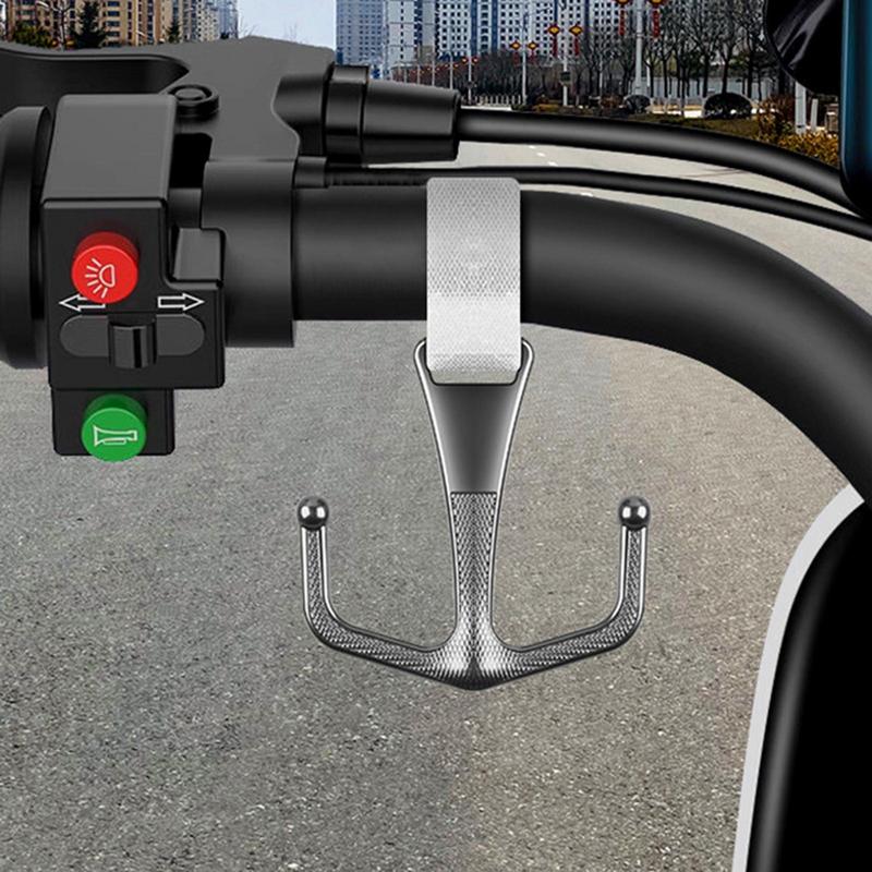 Motorcycle Handlebar Hooks Multifunctional Motorcycle Organizer Motorcycle Hanger Hook Clip Bicycles Hanger For Electric