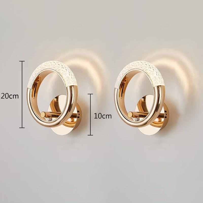 Crystal LED Wall Lamp Nordic Indoor Lighting For Home Living Room Decoration Dining Tables Bedside Lamps Bedroom Bed Wall Light