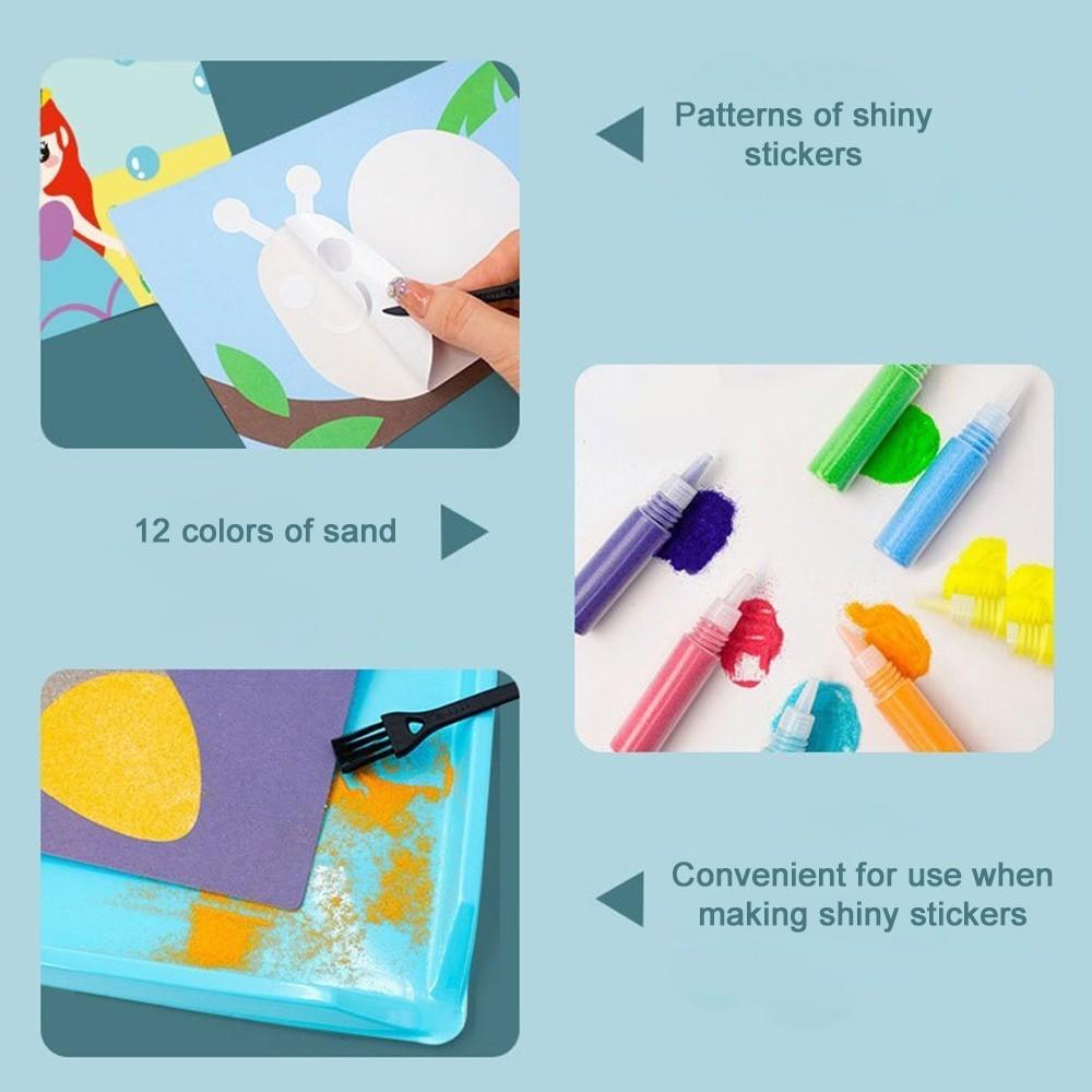 DIY Sand Art Pictures Art Pictures Sand Painting Crafts New Kids Handicrafts