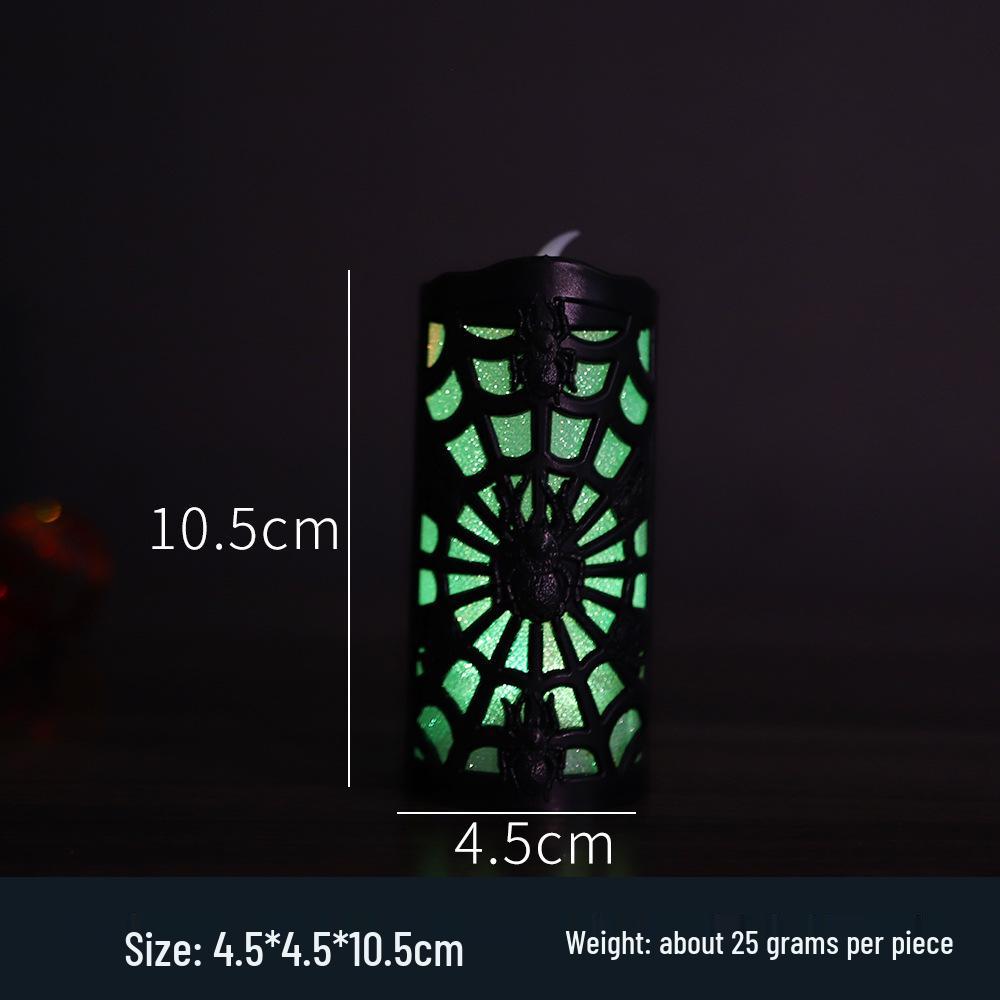 LED Halloween Pumpkin Lantern Candle Lamp – Decorative Night Light Ornament