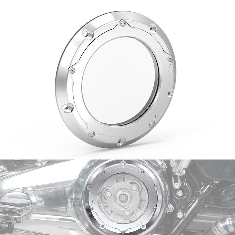 Motorcycle Clear Clutch Cover for Harley Road King/Special 17-24 Road King 16-22 Street Glide 16-24 Street Glide Special 16-23