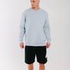 Adidas Lounge Fleece Long Sleeve Sweatshirt Men Tops Light-Blue IM0489