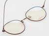 Alloaiweeo [Alo:Ctzen] Ci8708B C3 Beta Titanium Ultra-Lightweight Semi-Oversized Brown Slim Eyeglass Frame