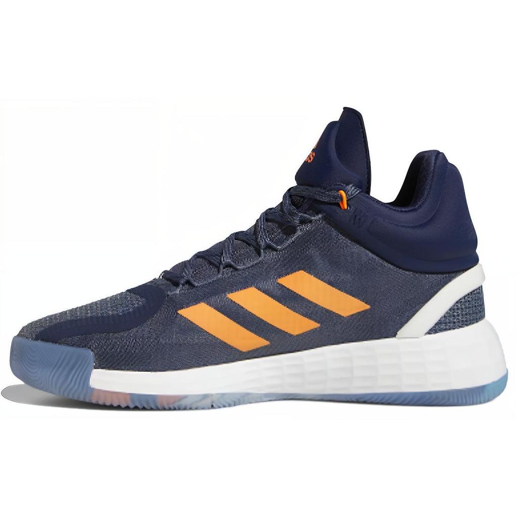 adidas D Rose 11 Comfortable Versatile Non-Slip Durable Low-Top Basketball Shoes Men Sneakers Blue FV8932