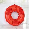 Dog Teething Toy with Cowhide Scent Natural Chew Attraction Bite-Resistant Silicone Oral Care Dog Toy for Small Medium Dogs