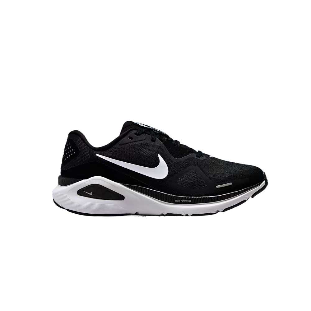 Nike  Structure 26 Extra Wide Black White Women Sneakers Wolf-Grey Metallic-Silver HQ2589-001