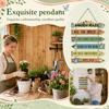 Garden wooden hanging decoration