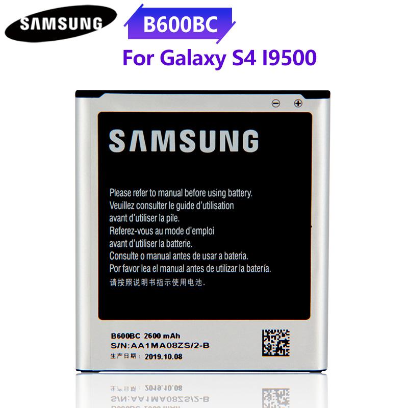 Batteria di Ricambio Originale B600BC Per Samsung GALAXY S4 I9500 I9502 GT-I9505 I9508 I959 B600BE B600BU Con NFC 2600mAh