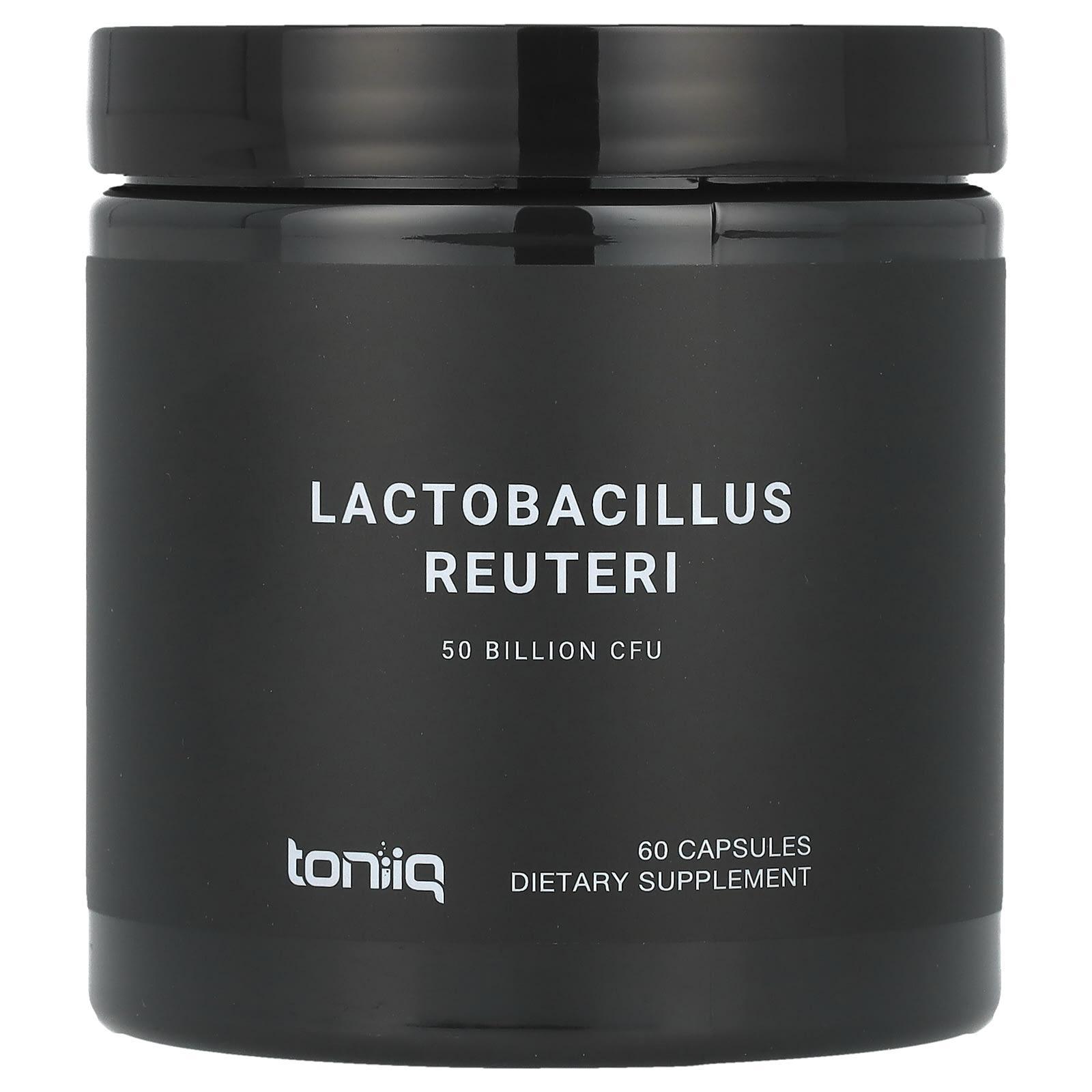 

Lactobacillus reuteri, 50 billion cfu, 60 capsules