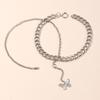 Stall Exaggerated Large Chain Butterfly Pendant Hip Hop Necklace Ins Wind Beautiful Multi-layer Mori Collarbone Neck Chain