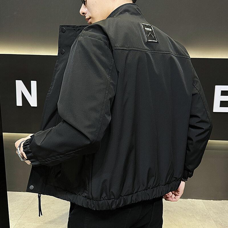 

Мужская куртка со стойкой весна новая повседневная трендовая модная универсальная рабочая куртка модный красивый топ 4XL