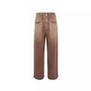 Women's American Retro Gradient Jeans: Large Size, Slim, Wide-Leg, Raw Edge Design for Spring and Autumn