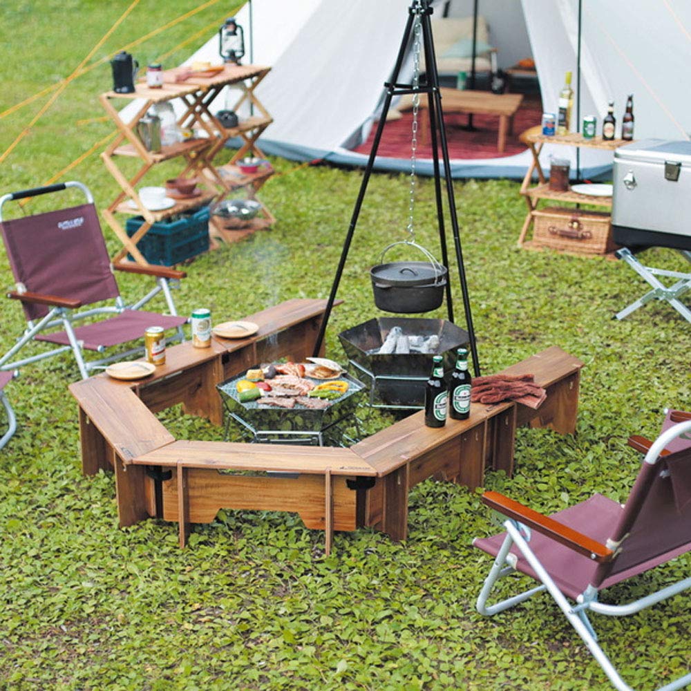CAPTAIN STAG Bord Heksa Grillbord Enkeltprodukt CS Classics UP-1039