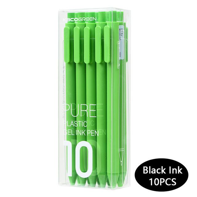 10pc Original Kaco Pen 0.5mm Gel Pen Signing Pen Core Durable Signing Pen Refill Smooth School OfficeWriting Stationery Supplies