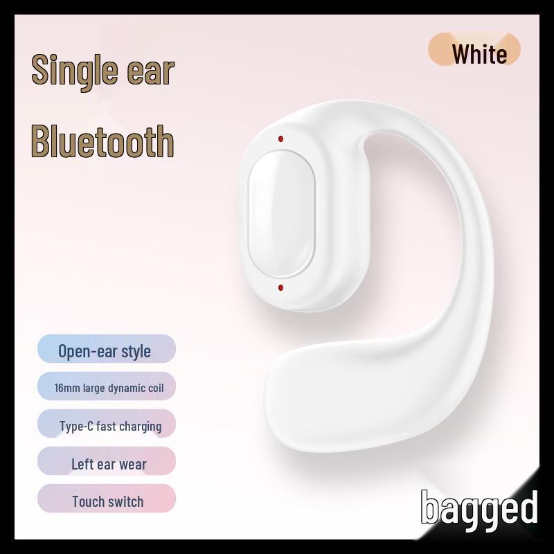 OWS Ultra Long Standby Bluetooth In-Ear Hook Headset with Touch Call