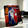 Custom Name Personalized NBA Print Blanket, Home Decor, Bedroom, Sofa, Camping, Couch, Gifts for Birthday Christmas