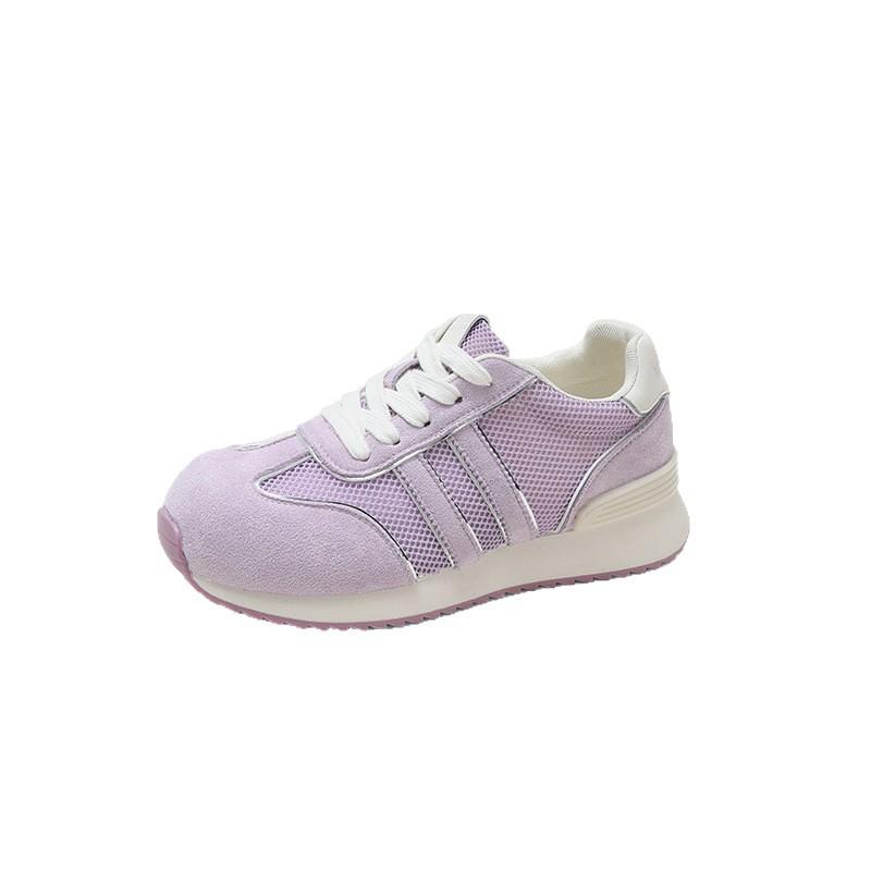 Thin Forrest Gump Shoes Women's 2025 Autumn New Thick-soled Heightened Mesh Breathable Casual Sports Shoes Lightweight Dad Shoes