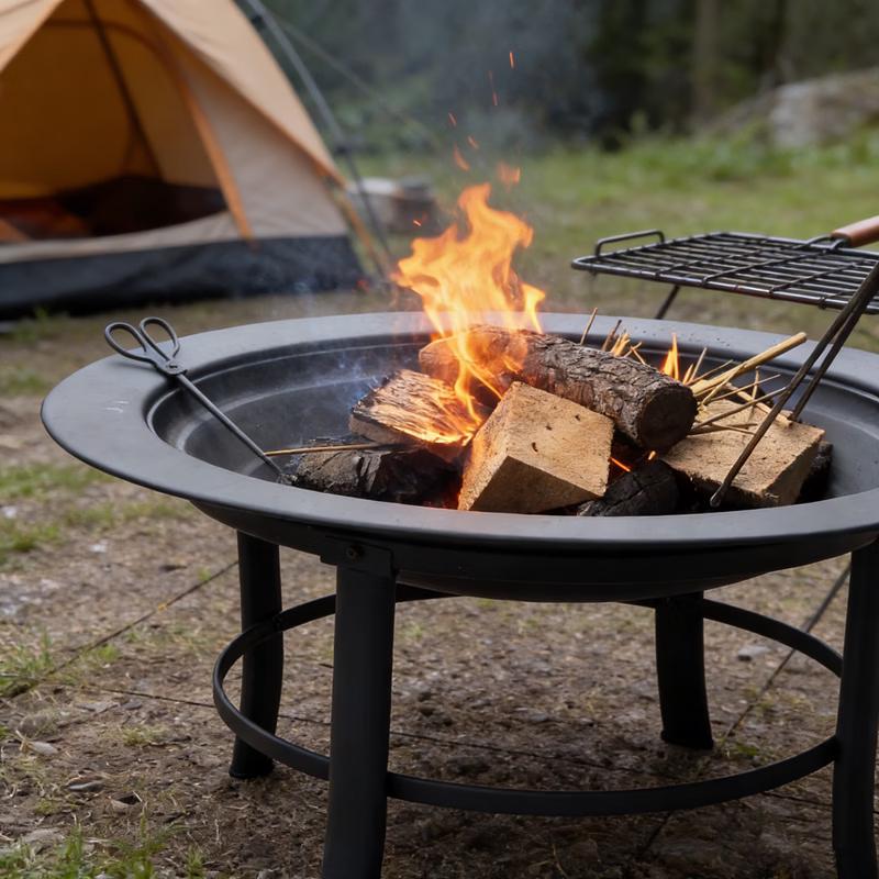 Jundingying 72cm Folding Camp Fire Pit